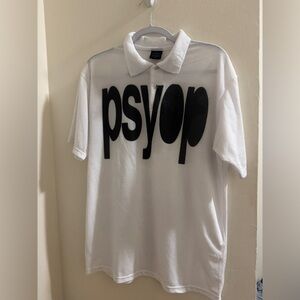 PSYOP white polo tshirt XL
